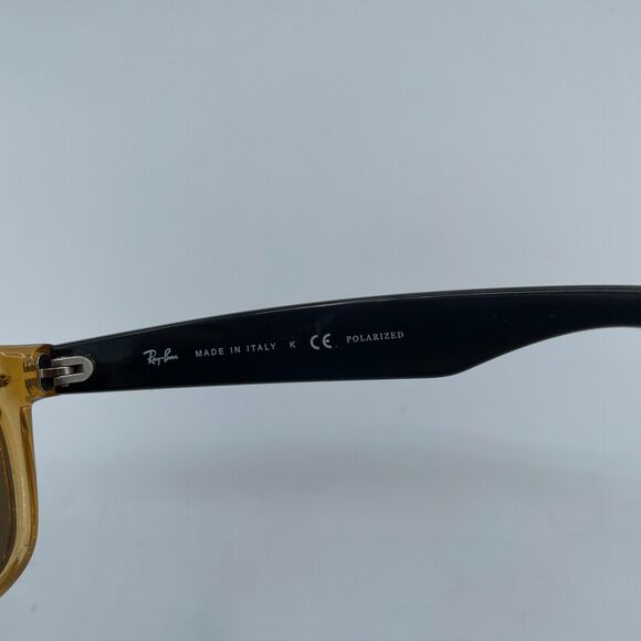 Ray-Ban Wayfarer Polarized Brown Sunglasses 145/57 with Brown Case - Picture 6 of 6